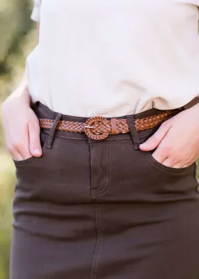 Braided Brown Belt