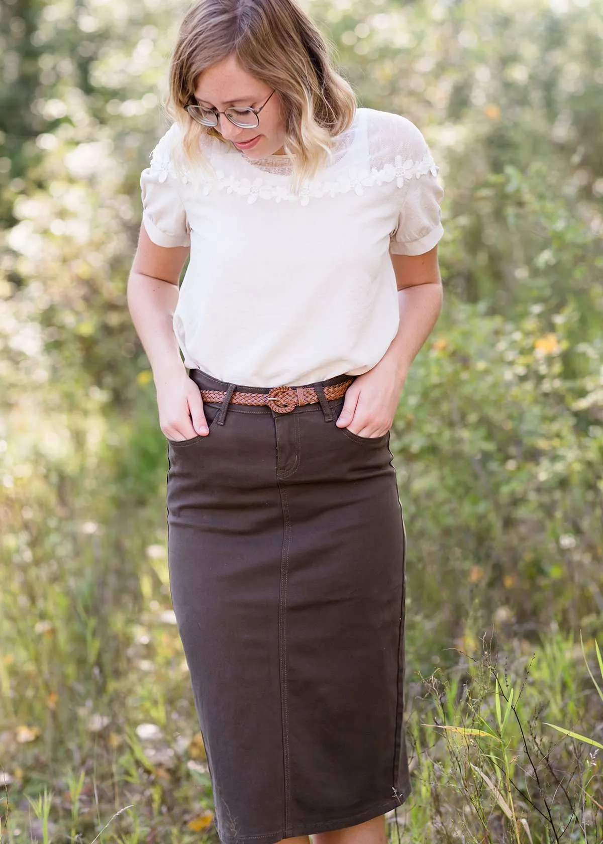 Braided Brown Belt