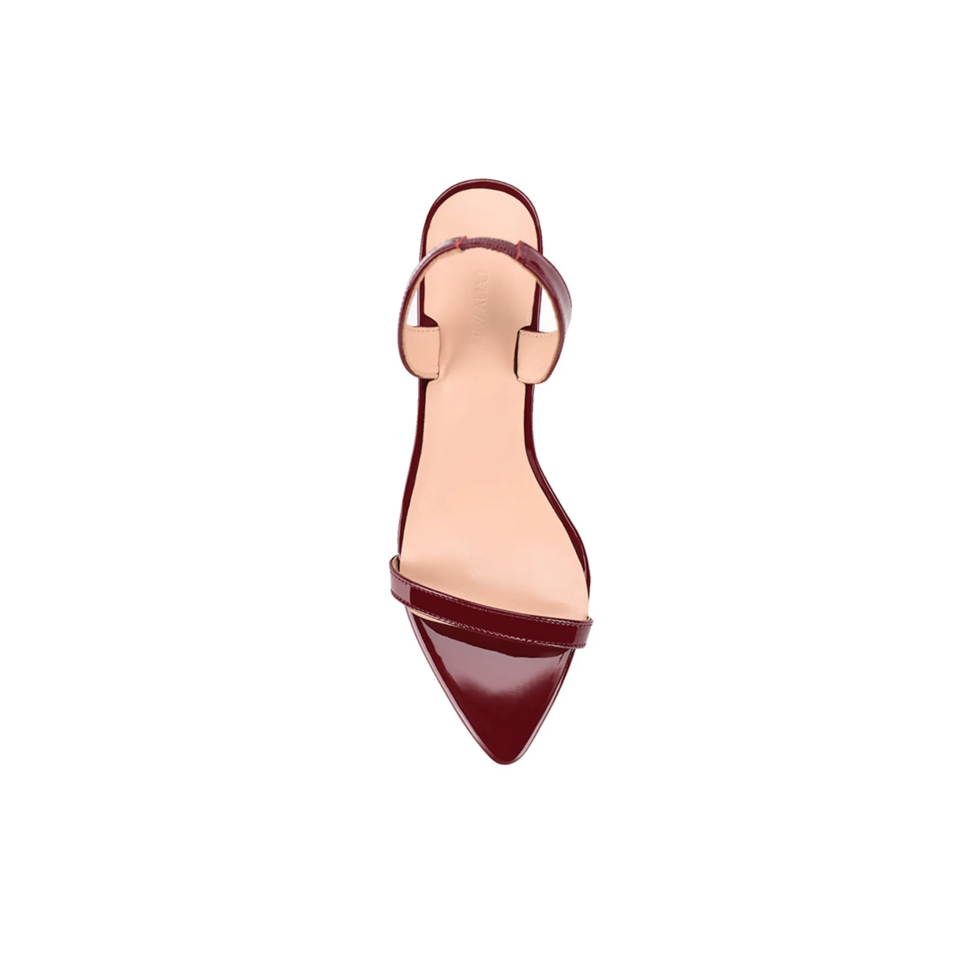Cleo Sandal Wine Patent Leather