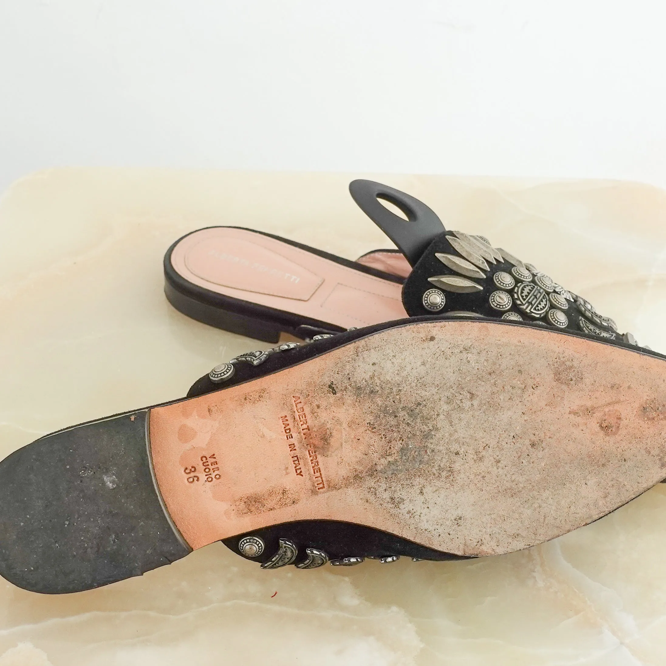 Flat suede shoes RRP £200-final sale