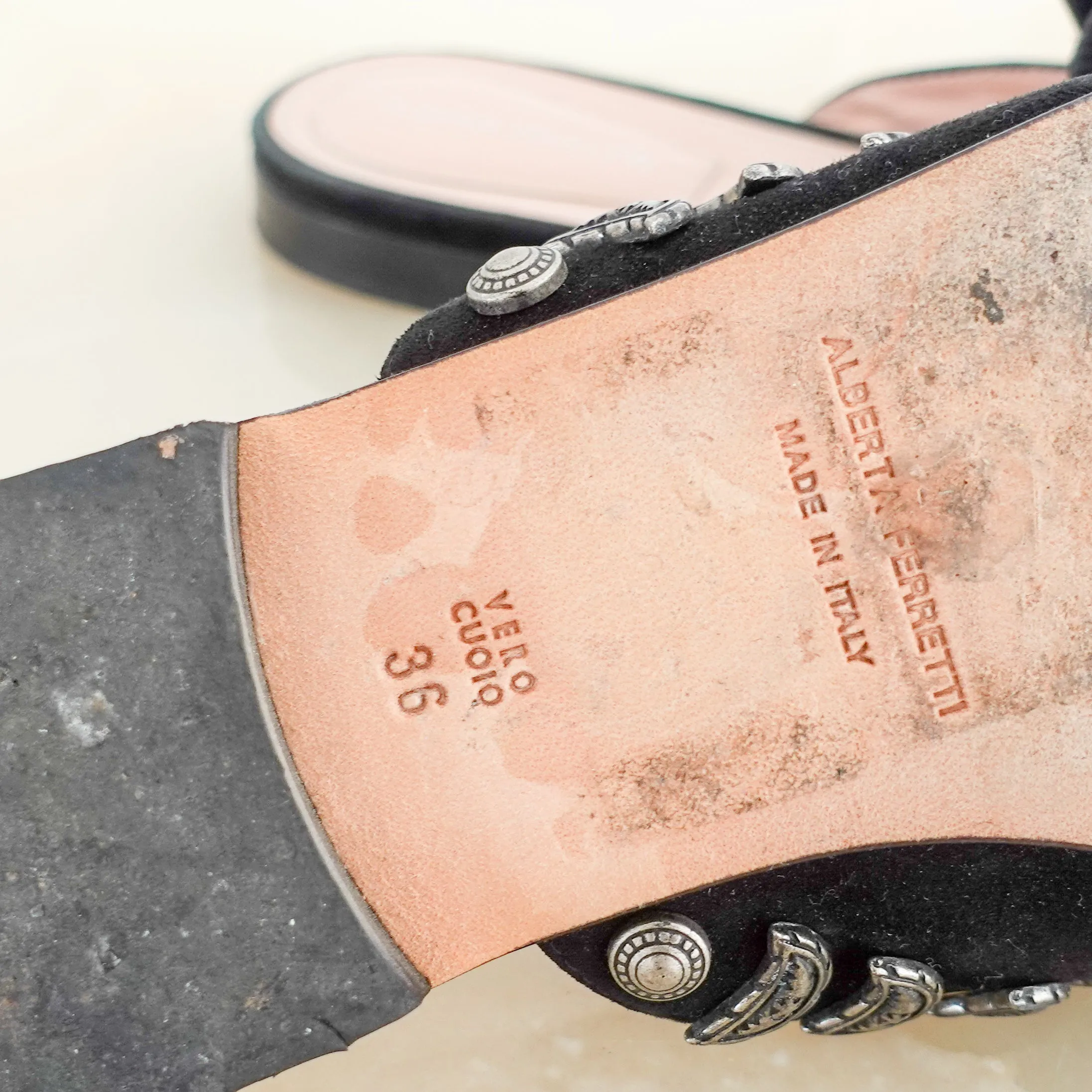 Flat suede shoes RRP £200-final sale