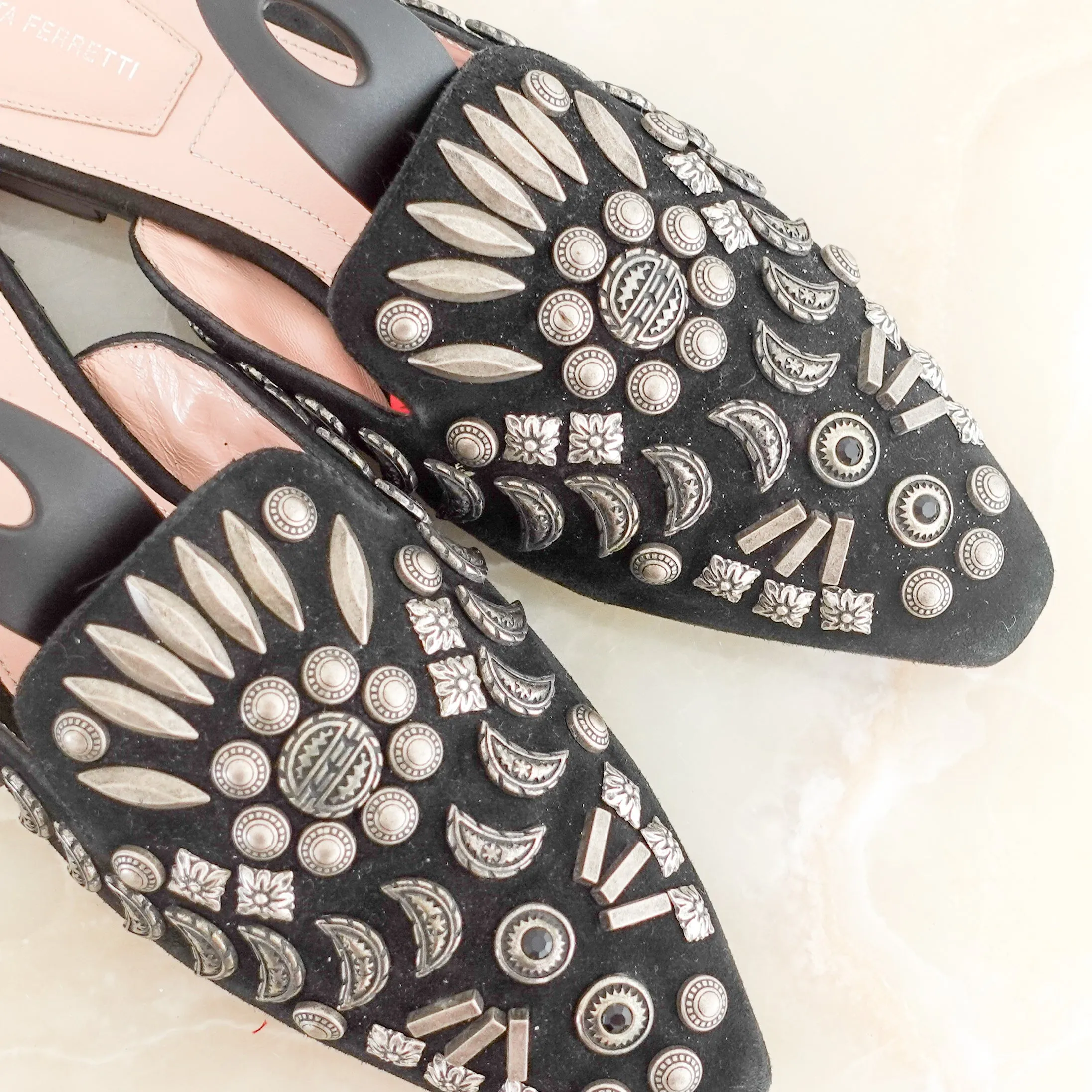 Flat suede shoes RRP £200-final sale