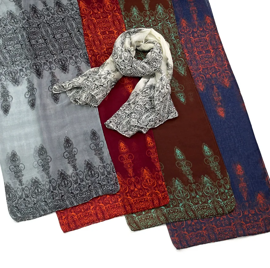 Henna Design Scarf