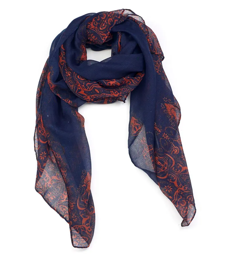 Henna Design Scarf