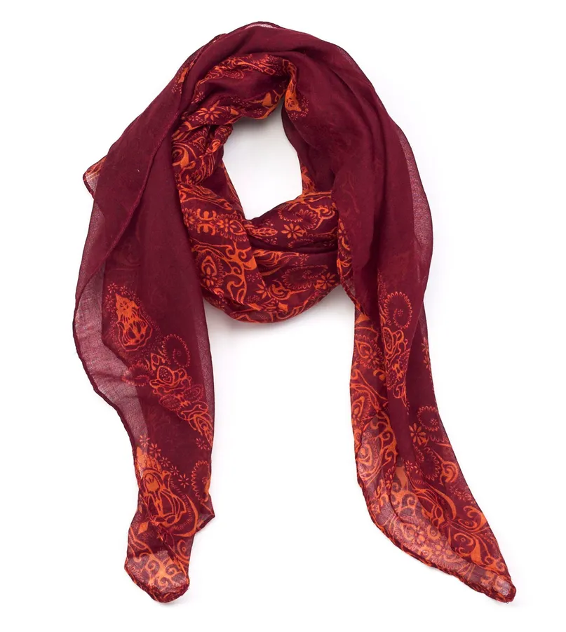 Henna Design Scarf