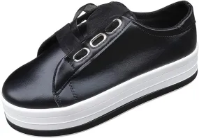 Ladmiple Shoes For Women Dressy Casual Flats Fashion Sneakers Breathable Comfortable Lightweight Walking Slip On Loafers