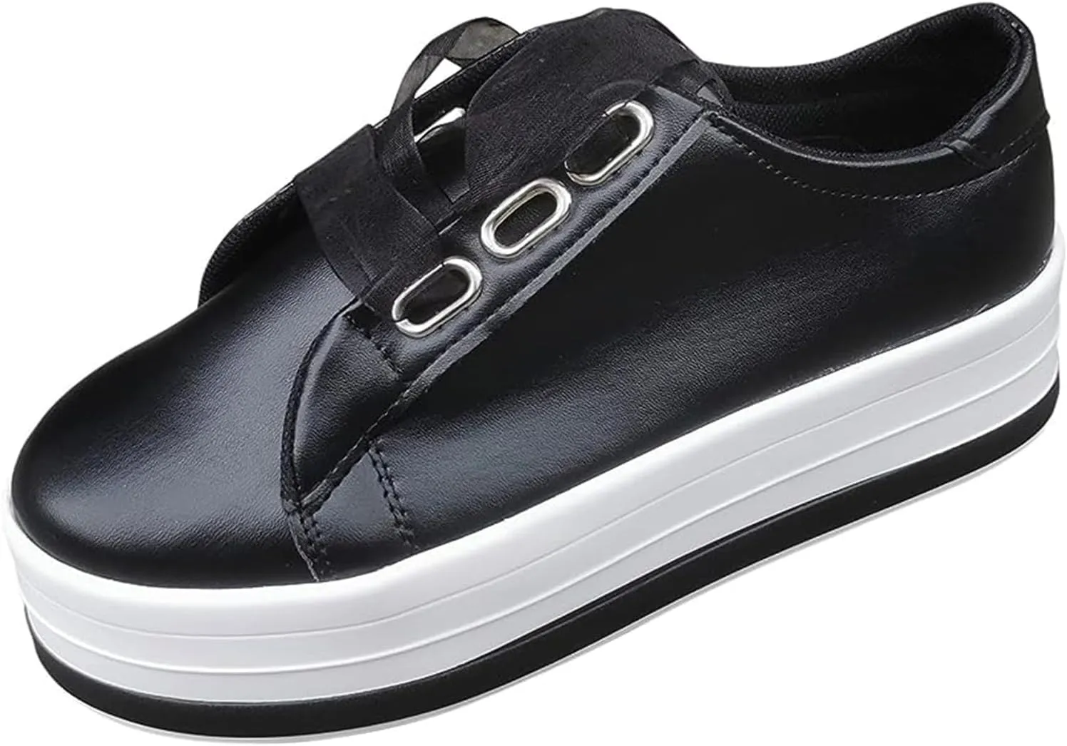 Ladmiple Shoes For Women Dressy Casual Flats Fashion Sneakers Breathable Comfortable Lightweight Walking Slip On Loafers