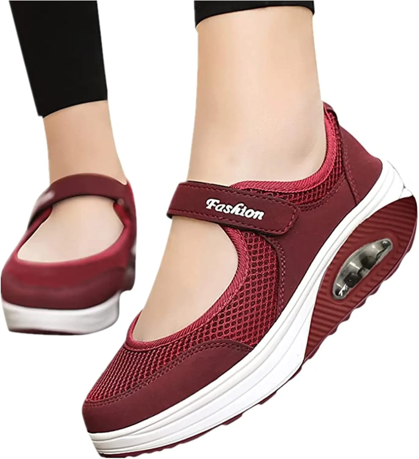 Ladmiple Sneakers For Women Comfortable Shoes Slip On Platform Walking Shoes Dressy Casual Summer Fashion Flats Loafers
