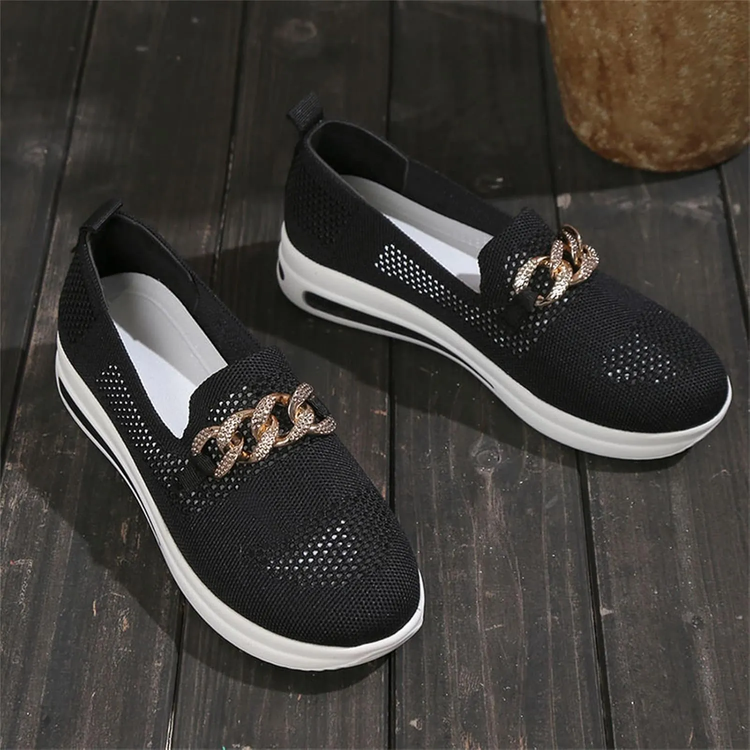 Loafers for Women Trendy Orthopedic Shoes Wide Sneakers Breathable Mesh Walking Shoes Lightweight Running Sneakers