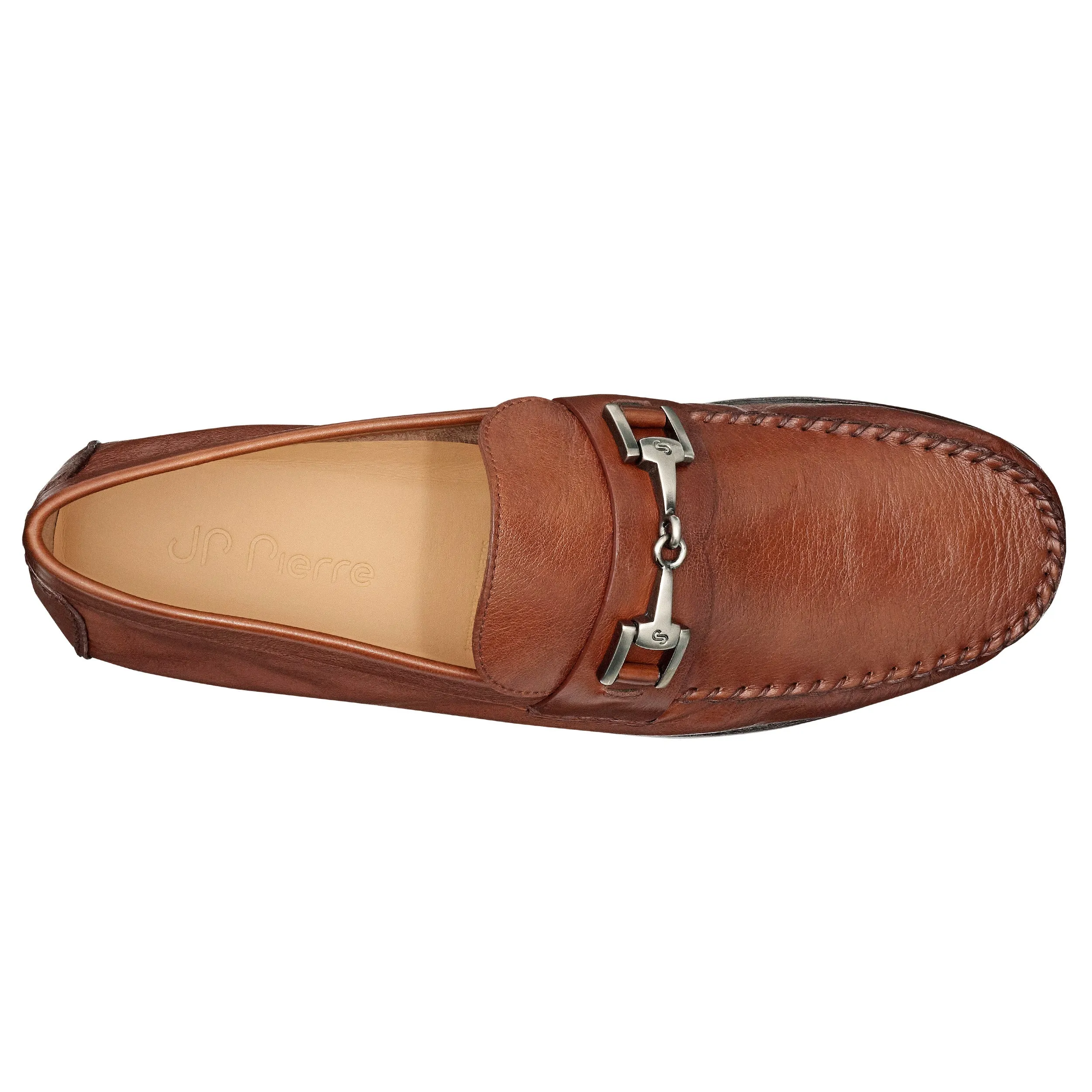 Men´s  leather buckle moccasins