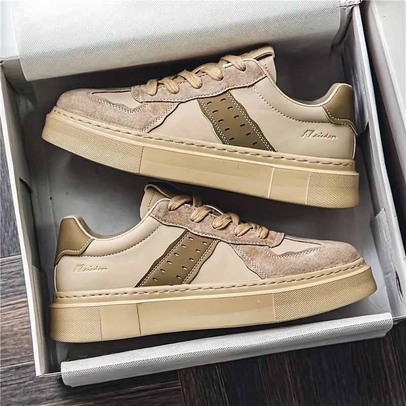 Men's Shoes, Breathable and Trendy, Versatile, Niche Sports and Casual Color Blocking Board