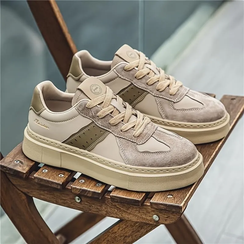 Men's Shoes, Breathable and Trendy, Versatile, Niche Sports and Casual Color Blocking Board