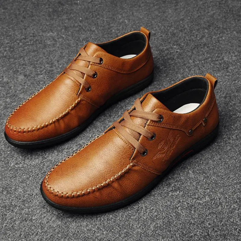 Men's Spring/Autumn Casual Leather Flats