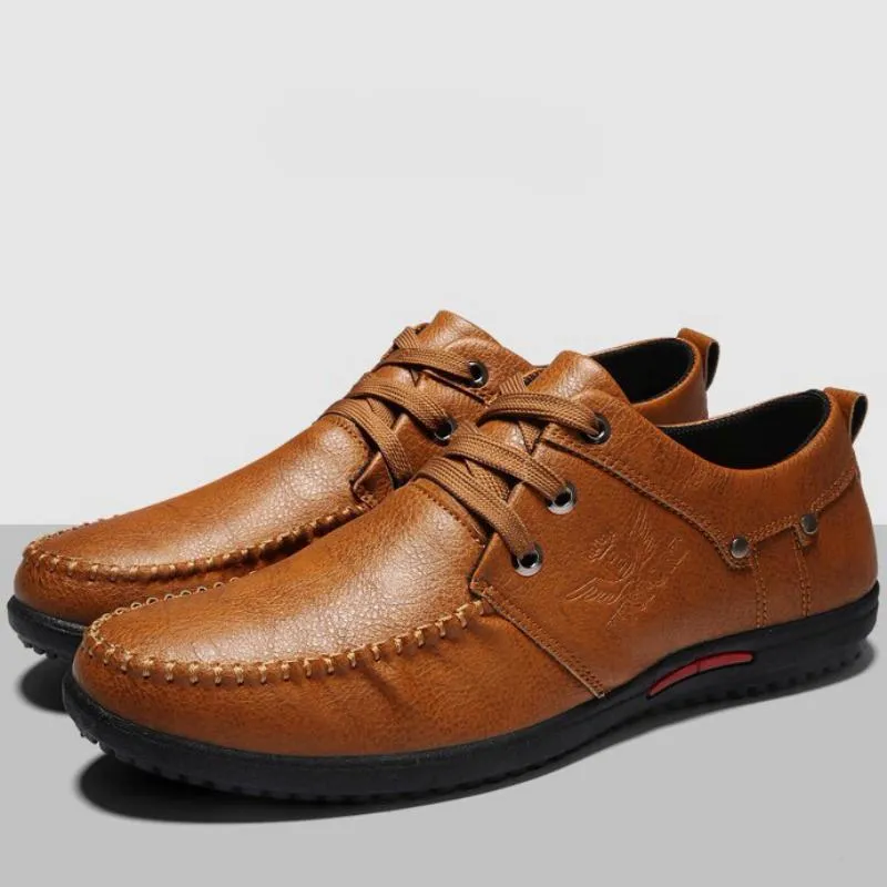Men's Spring/Autumn Casual Leather Flats