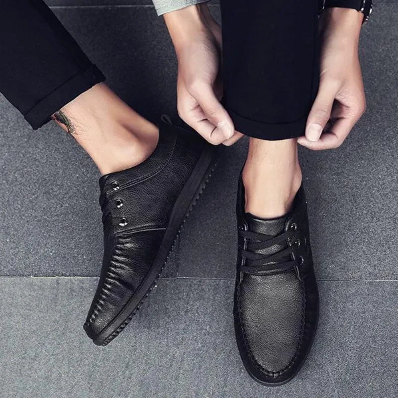Men's Spring/Autumn Casual Leather Flats
