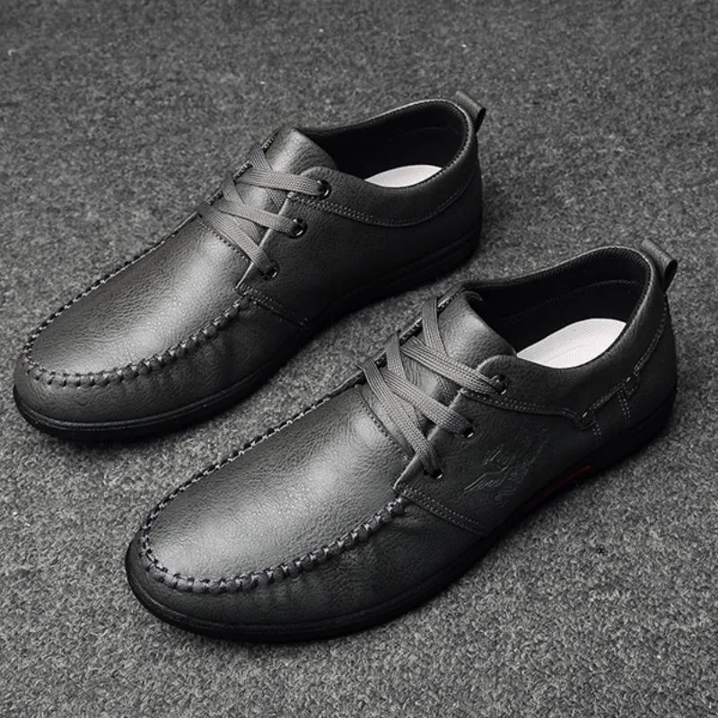 Men's Spring/Autumn Casual Leather Flats