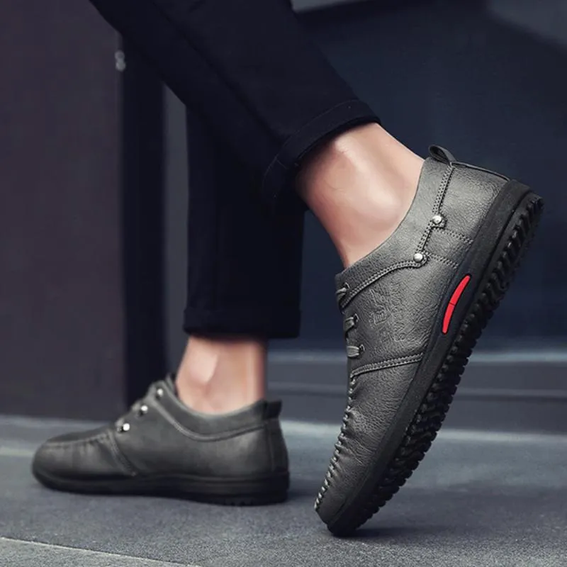 Men's Spring/Autumn Casual Leather Flats