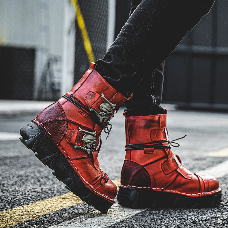 Men's Steampunk Stylish Leather Boots