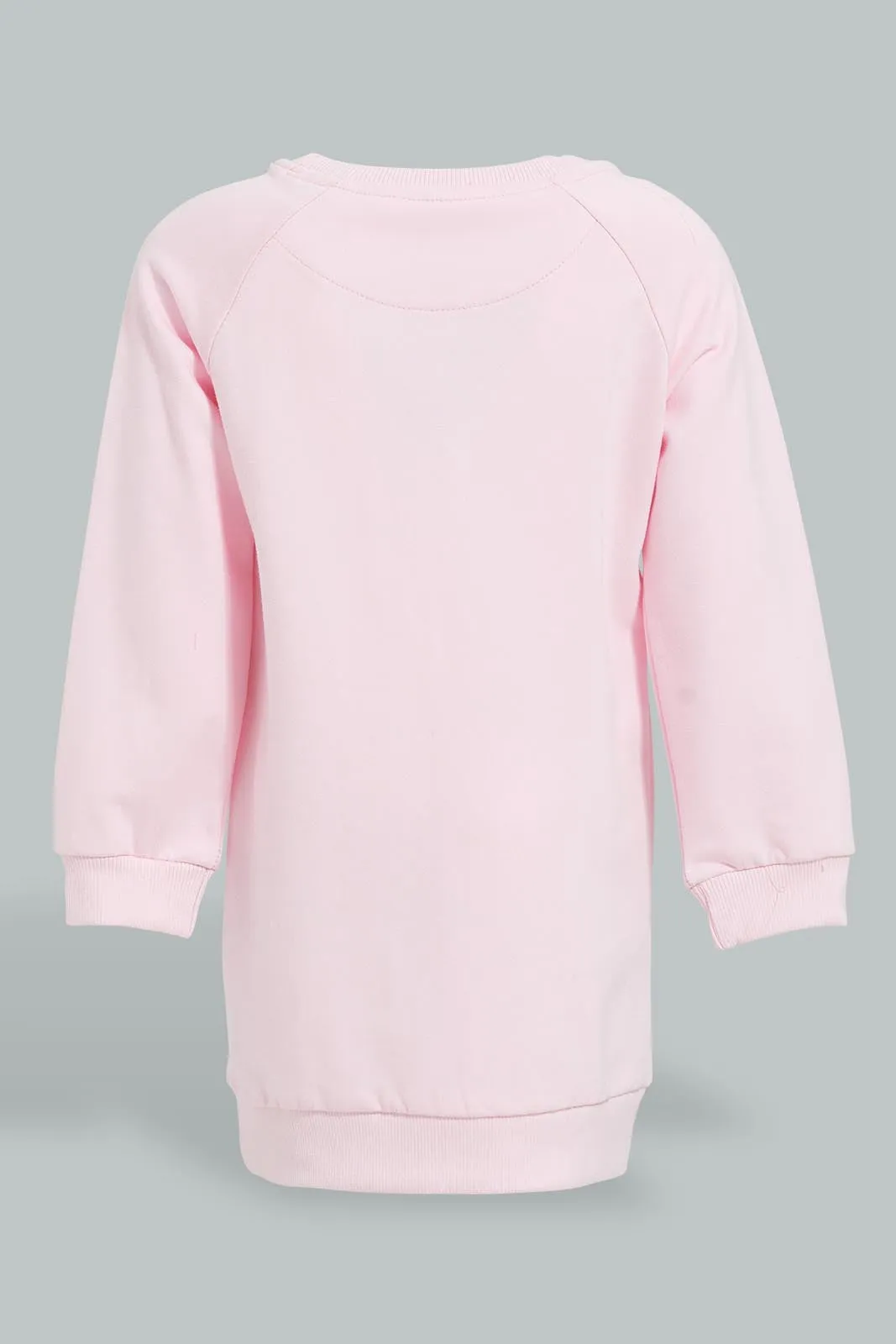 Pink Hello Kitty Sweat Dress For Baby Girls