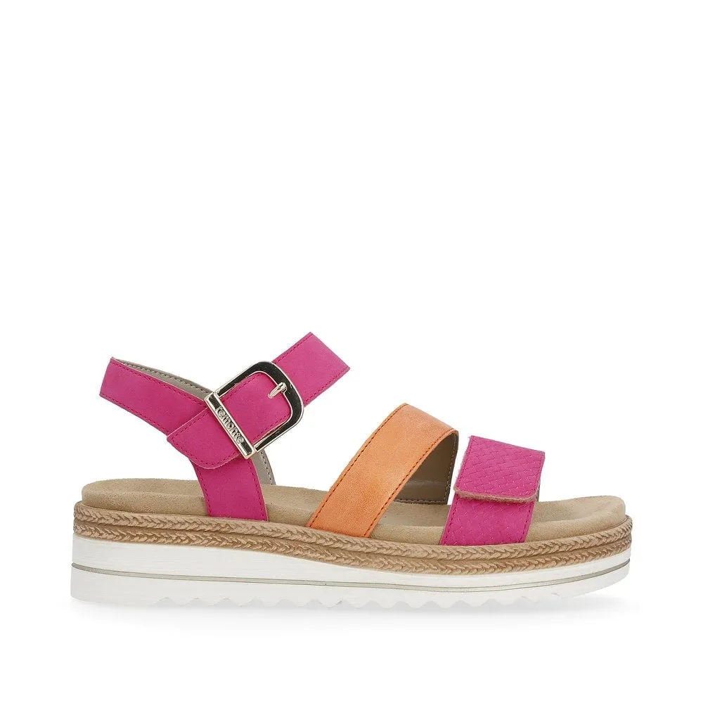 Remonte Sandals D0Q55 Ladies Shoes Pink