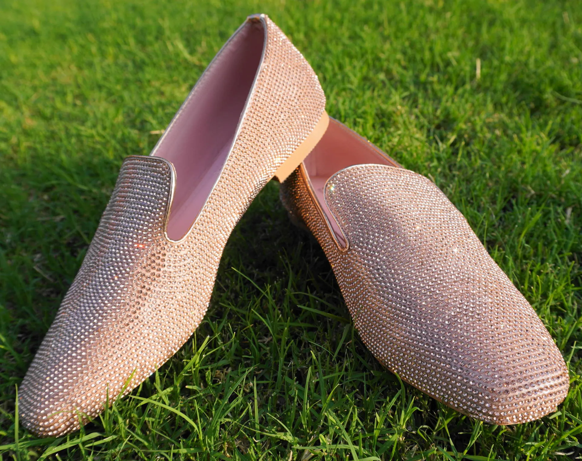 Rose Gold Loafers