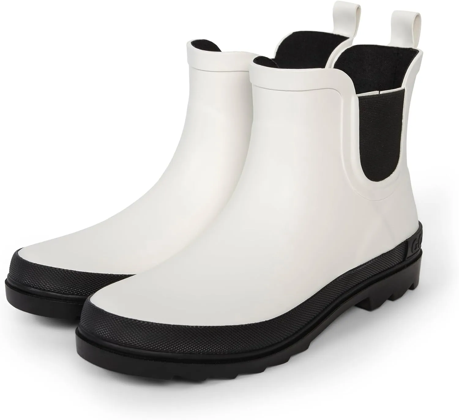ShedRain Stylish Women's Chelsea Rain Boots  Short Waterproof Ankle Rubber Boots, Slip-On & Non-Slip for Garden, City & Outdoors