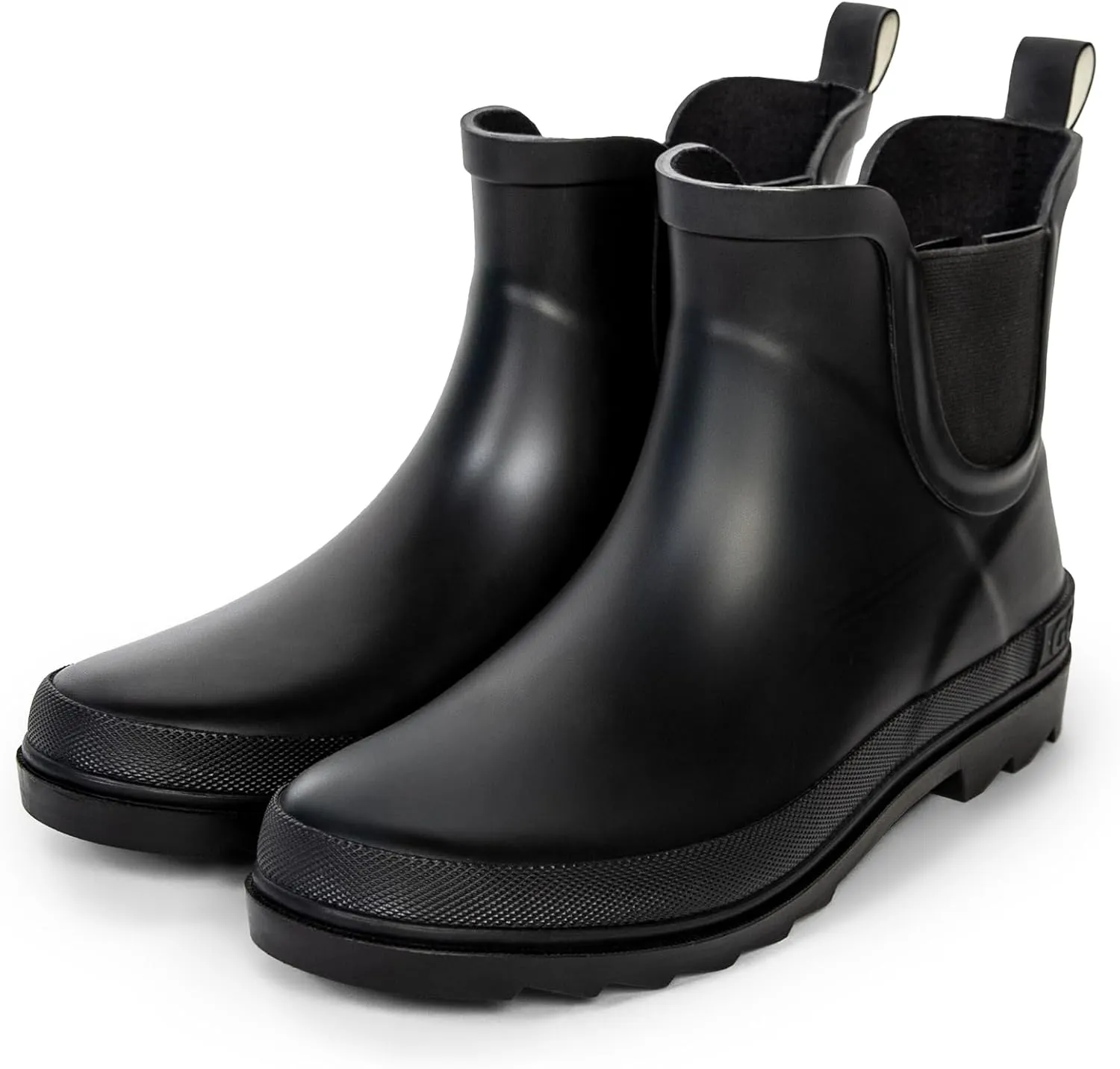 ShedRain Stylish Women's Chelsea Rain Boots  Short Waterproof Ankle Rubber Boots, Slip-On & Non-Slip for Garden, City & Outdoors