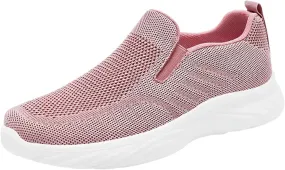 Women Mesh Sneaker Summer Slip On Breathable Sneakers Comfortable Casual Lightweight Walking Shoes with Arch Support