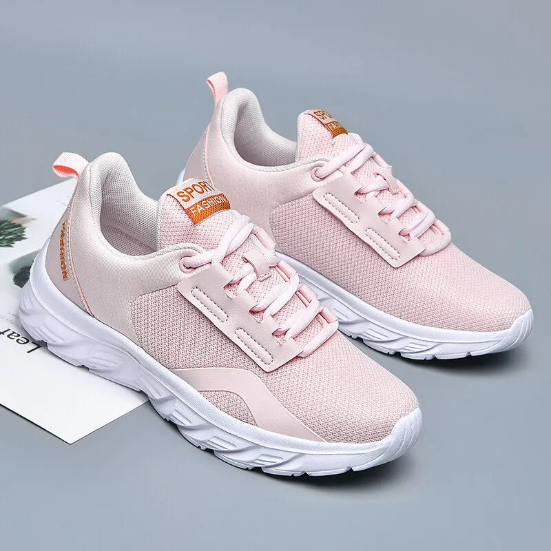 xiangtuibao Women Sneakers Spring Ladies Flat Shoes Casual Women Vulcanized Fashion  Summer Light Mesh Breathable Female Running Shoes