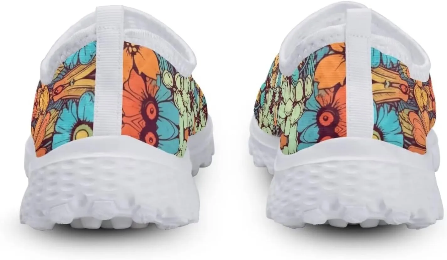 YEXIATODO Trendy Shoes for Womens Slip on Walking Shoes Comfortable Non-Slip